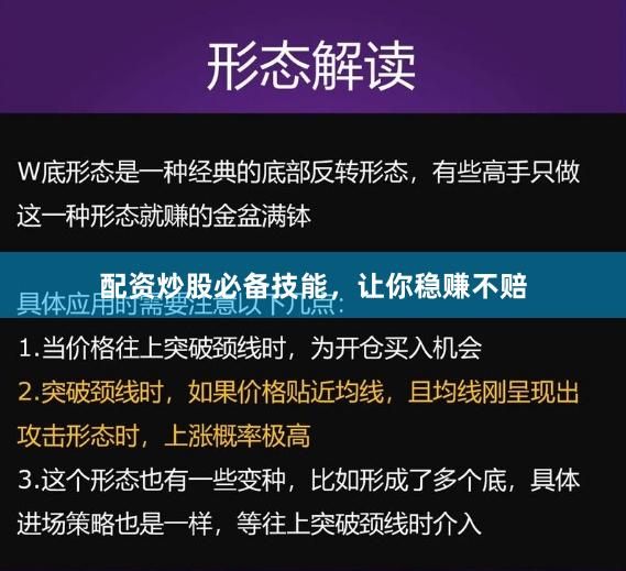 配资炒股必备技能，让你稳赚不赔